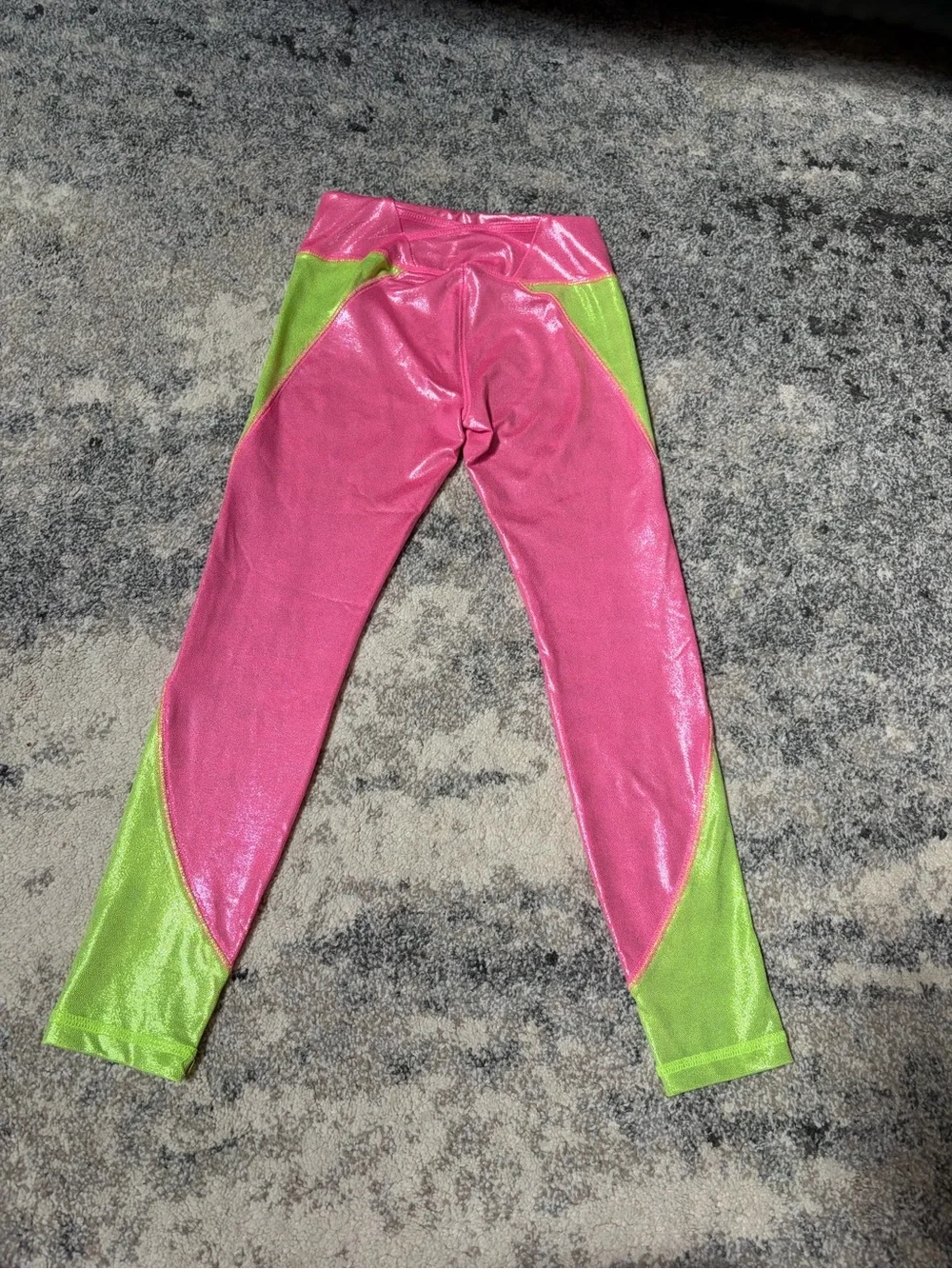 Justice Girls collection X Shine blocked leggings pink size S (7/8)